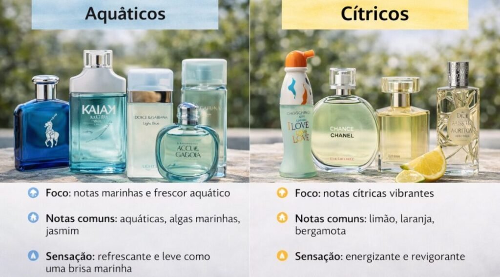 perfumes frescos femininos