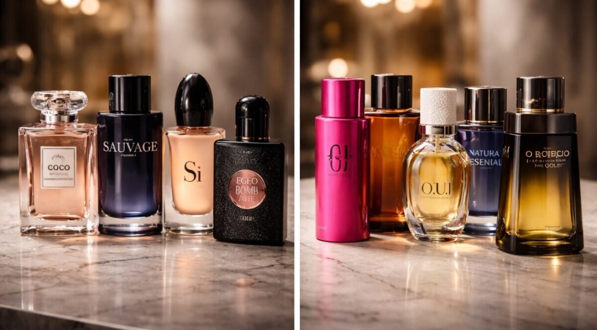 Perfumes Importados x Nacionais