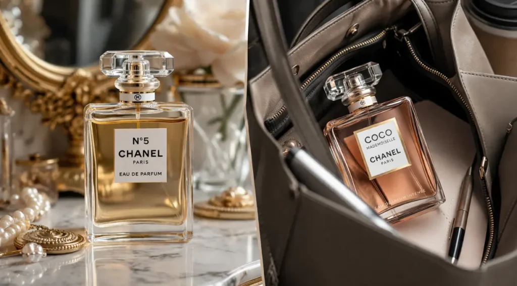 quando usar Chanel N5 vs Coco Mademoiselle ocasião certa