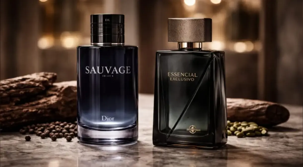 comparação perfume importado nacional frasco qualidade