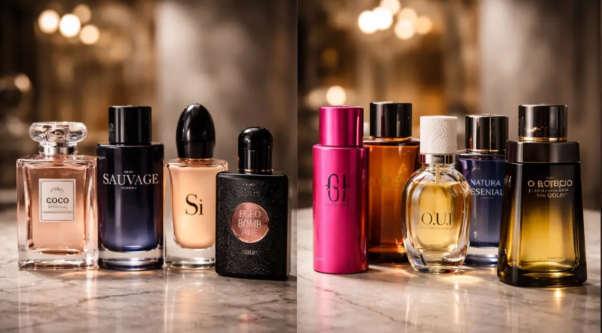 Perfumes importados x nacionais