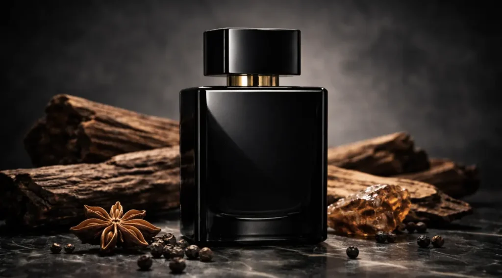 perfume masculino oud oriental até R$200 fixação amadeirado