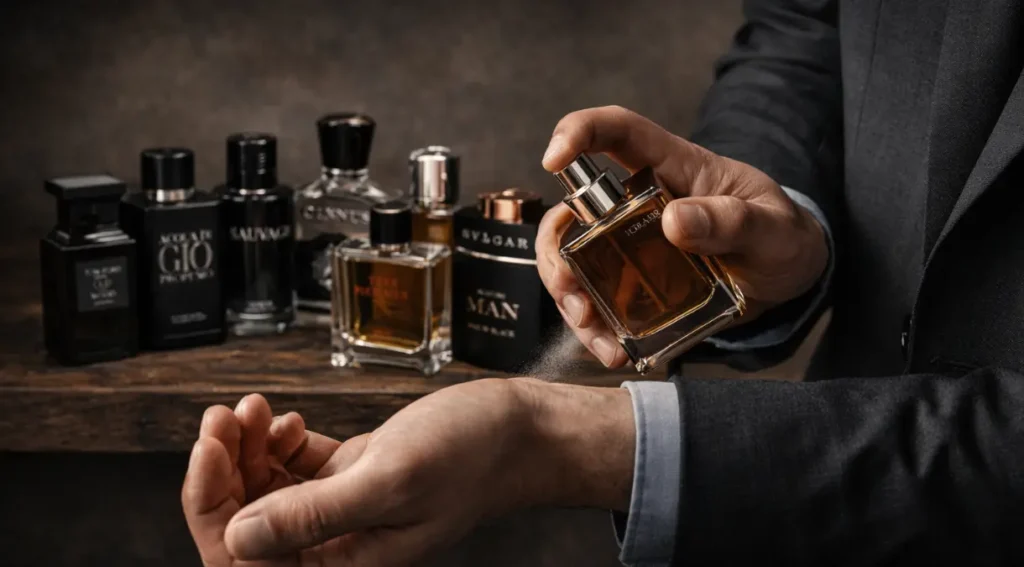 Como testar perfume amadeirado masculino pulso técnica correta