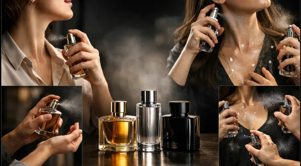 como aplicar perfume corretamente pontos de pulso pescoço