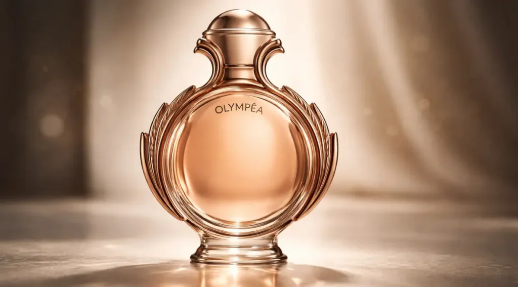 frasco olympéa paco rabanne perfume feminino dourado