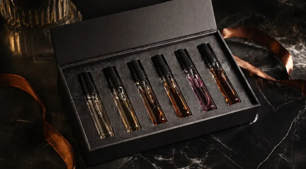 kit amostras perfumes nicho presente dia das mães descoberta fragrâncias