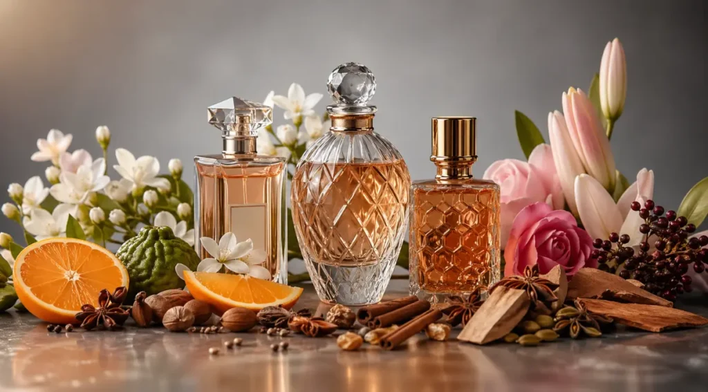 "ingredientes naturais famílias olfativas perfumaria florais orientais amadeirados