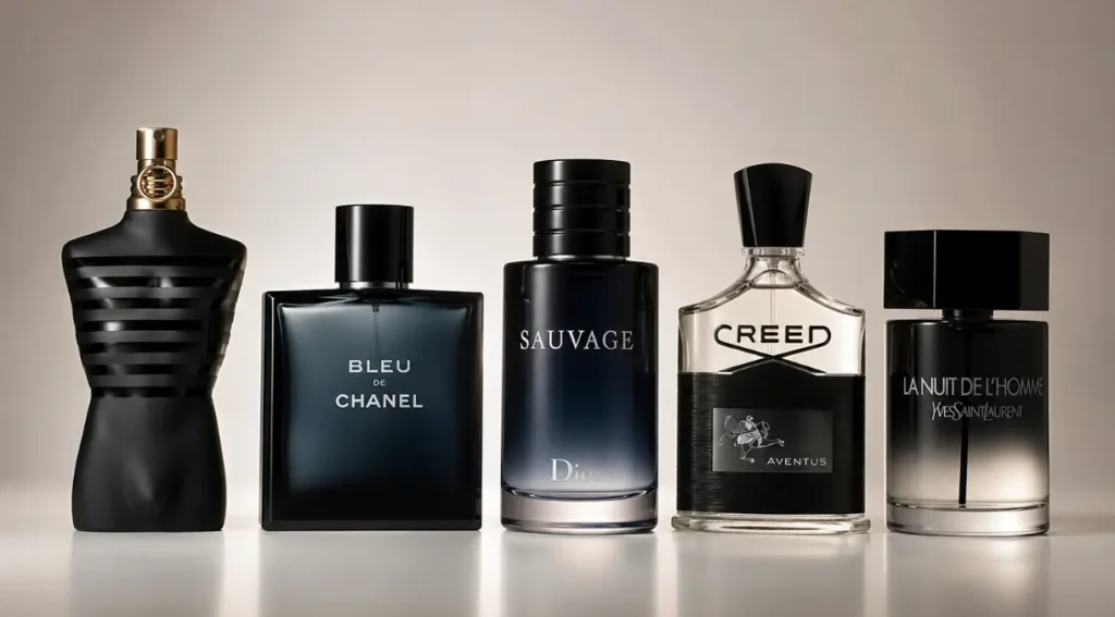 melhores perfumes masculinos marcantes 2026 comparação frascos