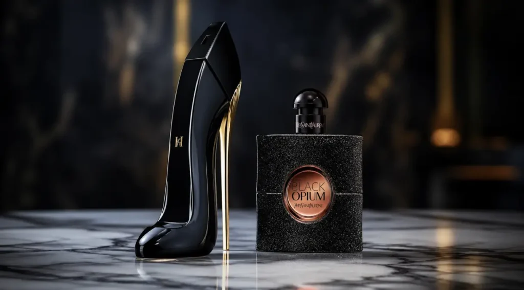 Good Girl Carolina Herrera vs Black Opium YSL comparação