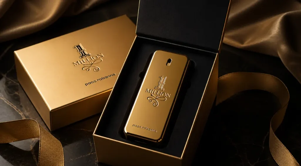 1 million paco rabanne presente embalagem dourada comprar brasil