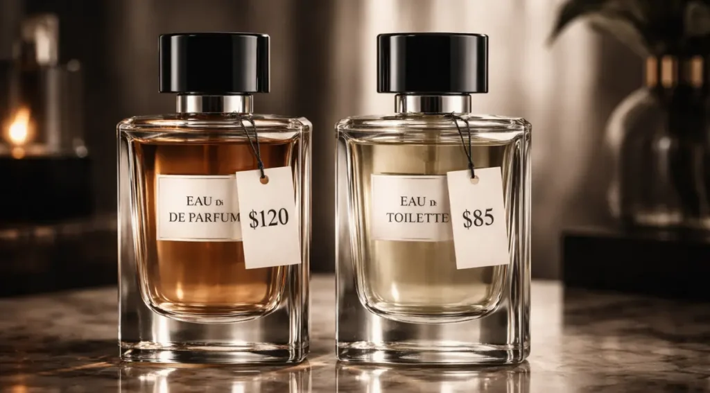 custo benefício eau de parfum eau de toilette comparação preço