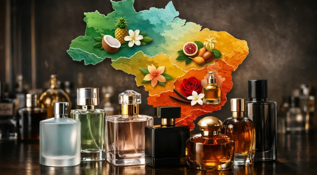 perfumes recomendados por clima região Brasil norte sul verão inverno