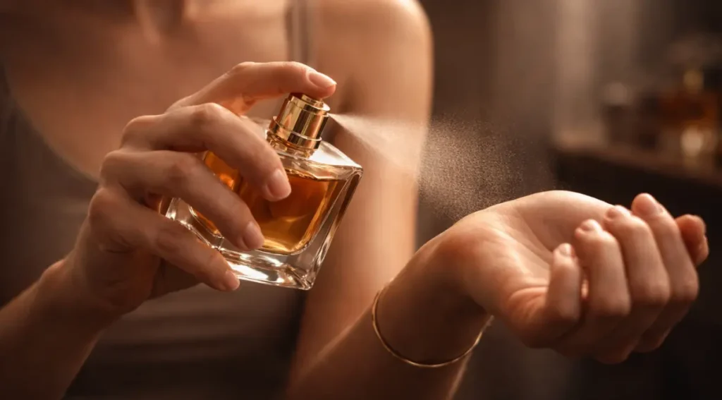 como aplicar perfume corretamente no pulso para fixação durar mais