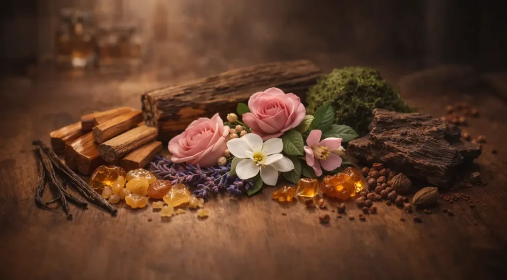 ingredientes perfume oriental amadeirado fixação duração fragrância