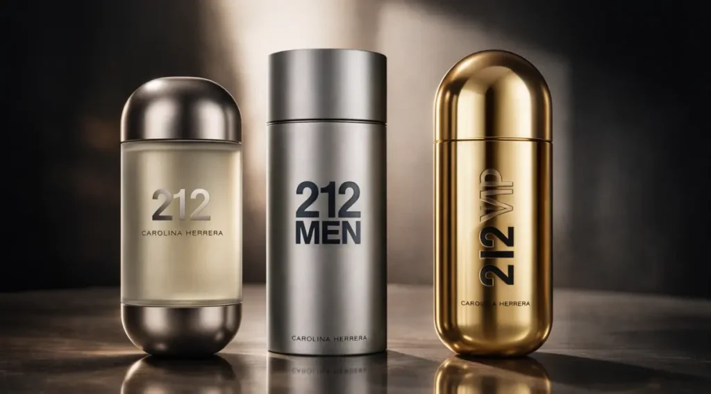 linha completa 212 Carolina Herrera versões comparação