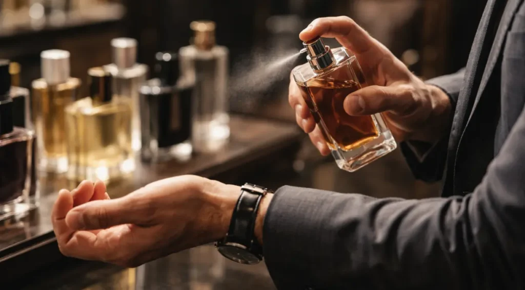 como testar perfume pulso aplicação correta