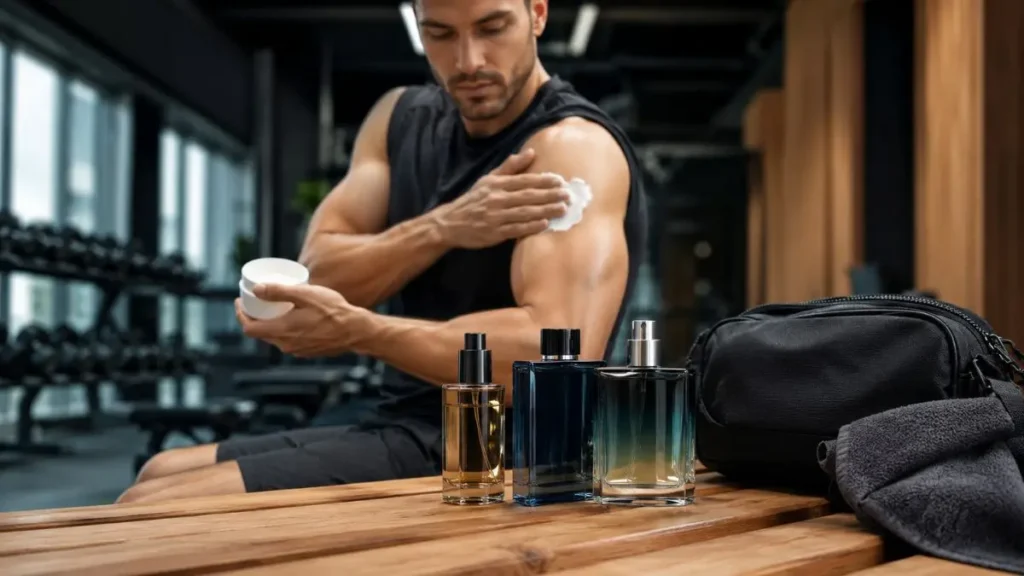 cuidados pele perfume academia hidratação antes treino