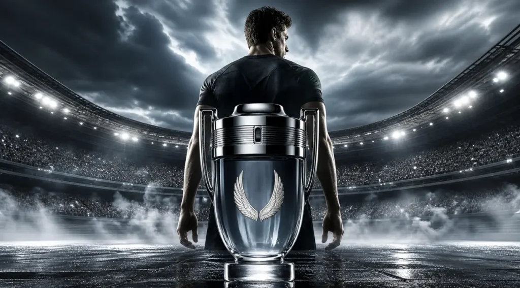 campanha Invictus Paco Rabanne conceito esportivo vitória