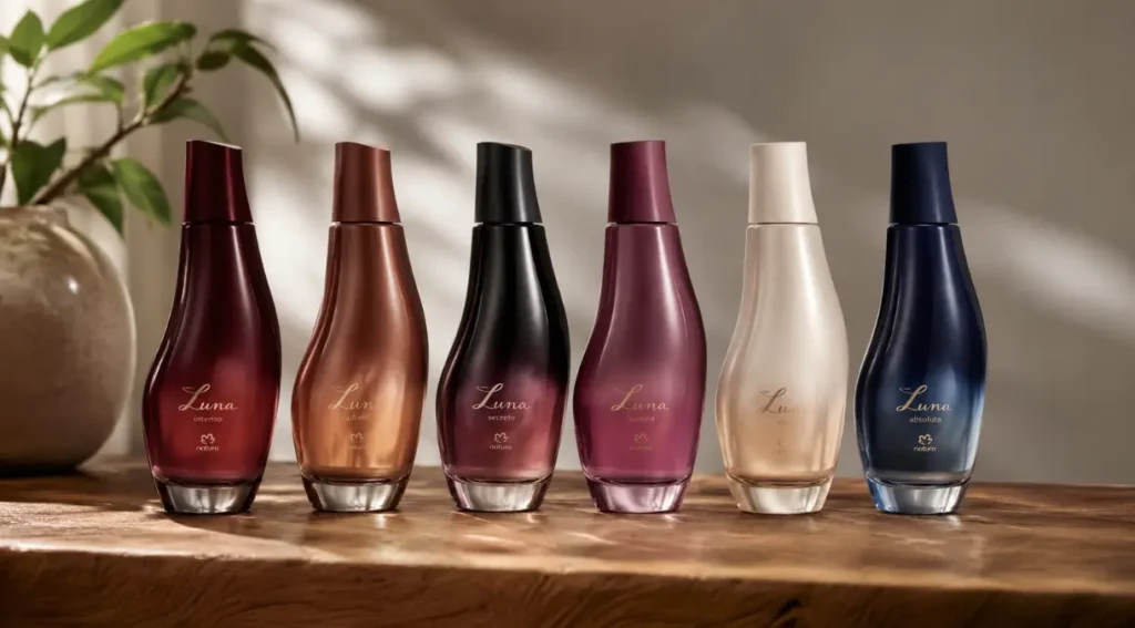 linha luna natura perfumes femininos luna radiante luna absoluta