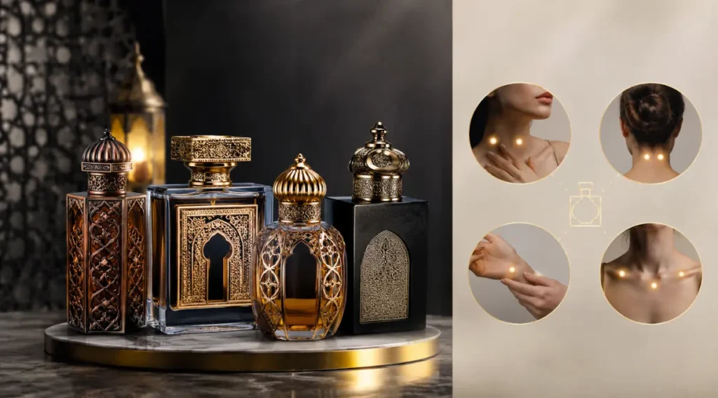 como aplicar perfume árabe pontos pulsação corpo