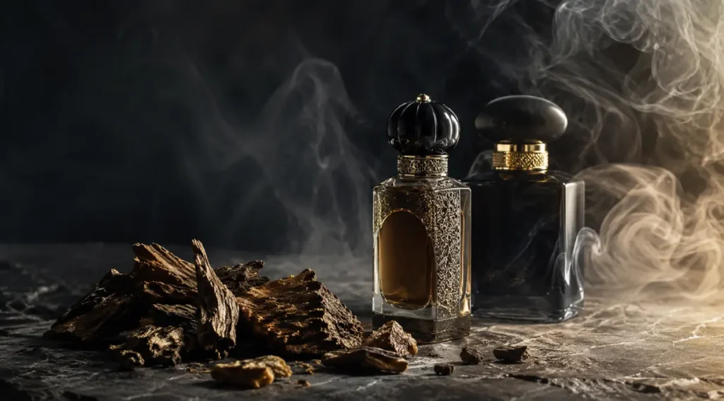oud resina natural ingrediente perfume árabe