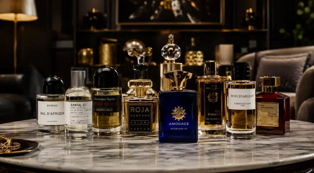 casas perfume nicho internacionais curadoria Serge Lutens Byredo Nishane