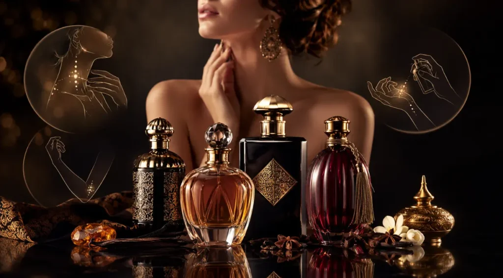 pontos aplicação perfume oriental feminino durabilidade