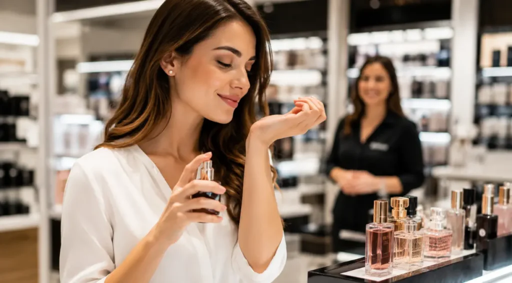 como escolher perfume feminino boticario teste na pele