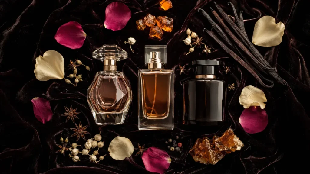 amília olfativa floral oriental ingredientes pétalas especiarias âmbar