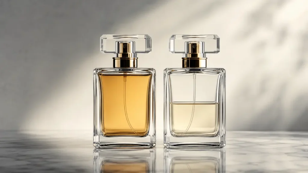 eau de parfum eau de toilette diferença comparação fragrância