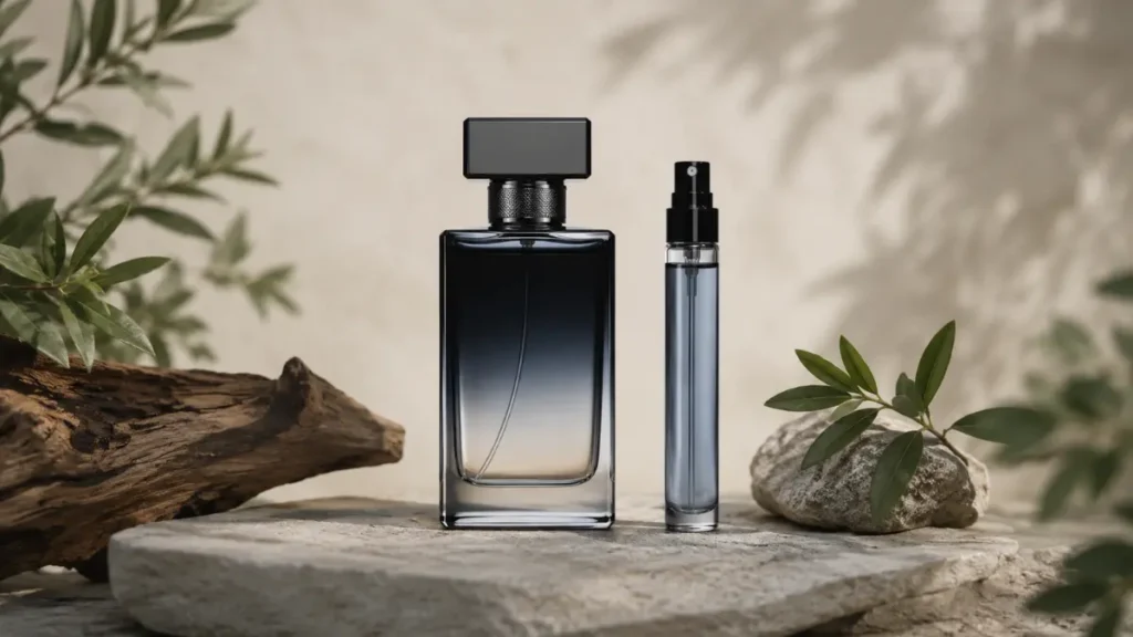 EDP masculino recarregável sustentabilidade perfumaria 2026