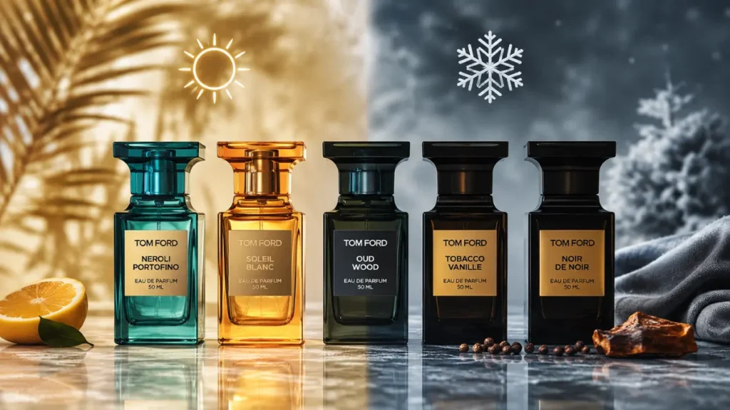 Tom Ford perfumes para calor e frio Brasil guia completo