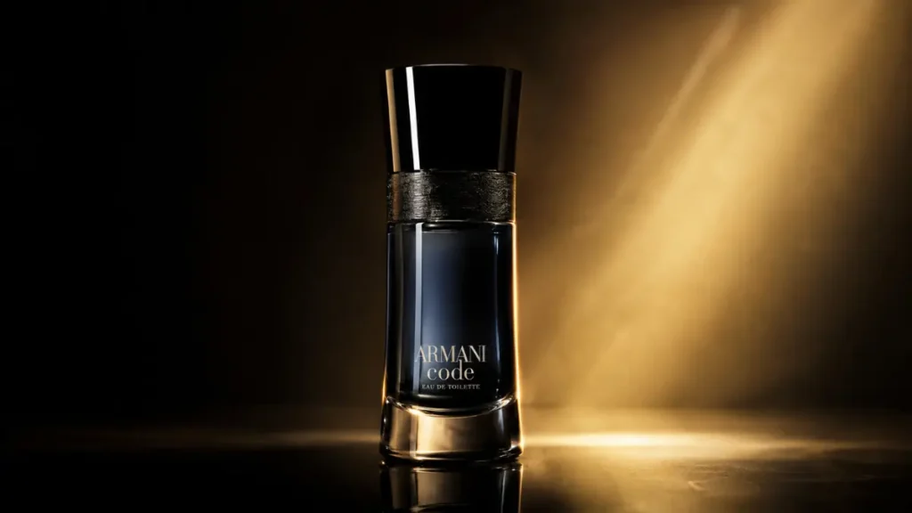 Armani Code masculino frasco elegante perfume Giorgio Armani