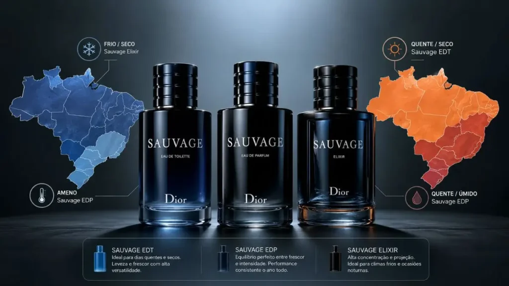 sauvage dior qual comprar clima brasil regiões