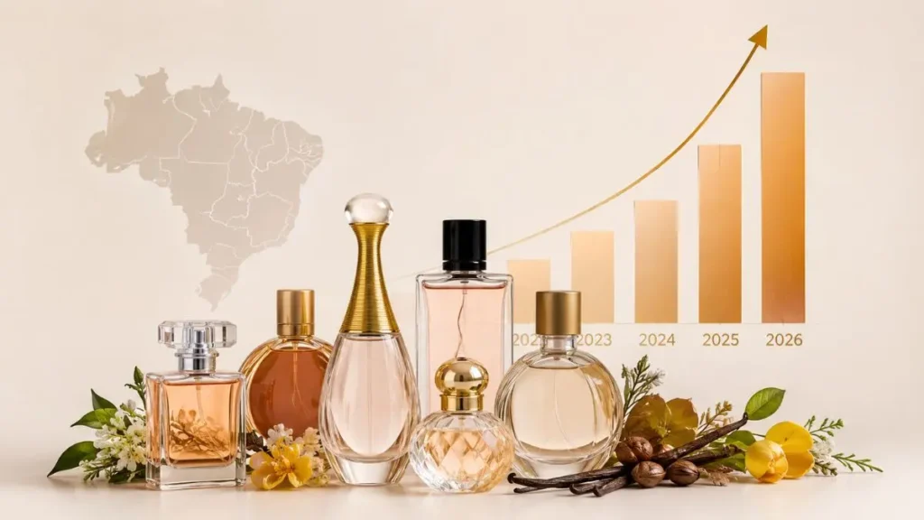 mercado perfumaria brasileira crescimento 2026