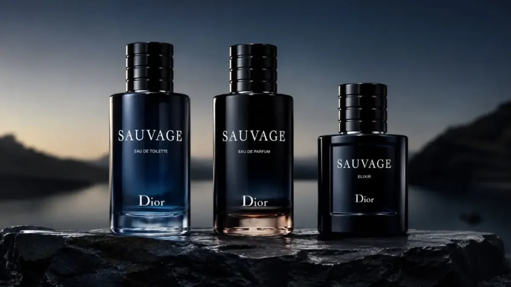 dior sauvage edt edp elixir diferença frascos