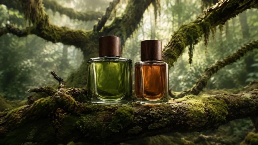 musgo de carvalho matéria-prima família chipre perfume