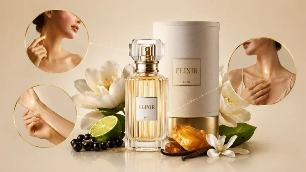 pontos de aplicação perfume fixação duração como usar