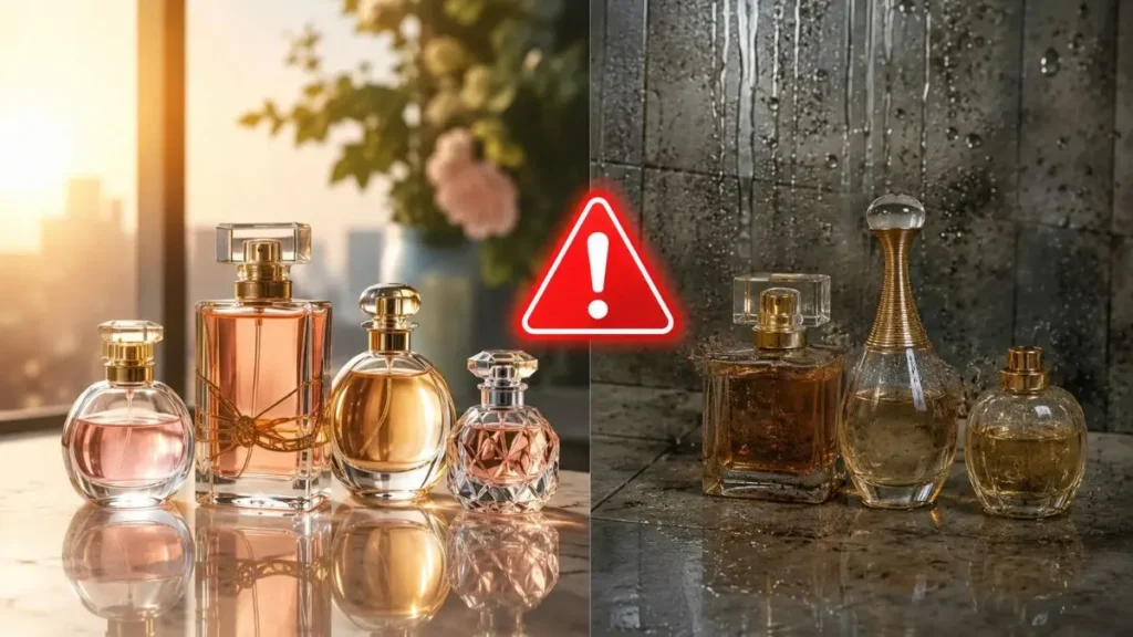 como guardar perfume corretamente armazenamento fragrâncias