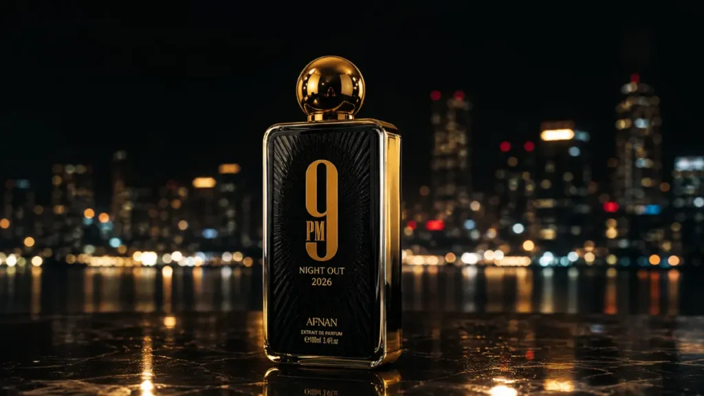 Afnan 9PM Night Out 2026 Extrait de Parfum unissex lançamento
