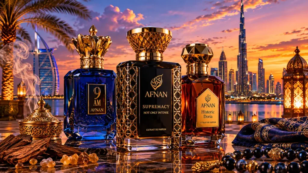 perfumaria árabe Dubai origem Afnan Perfumes