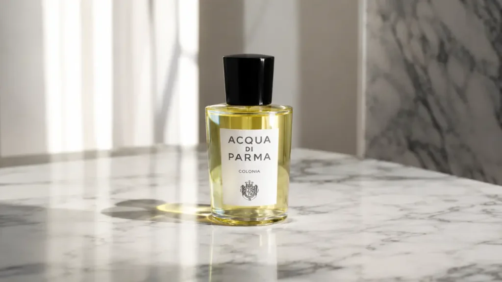 frasco acqua di parma colonia amarelo clássico luxo italiano