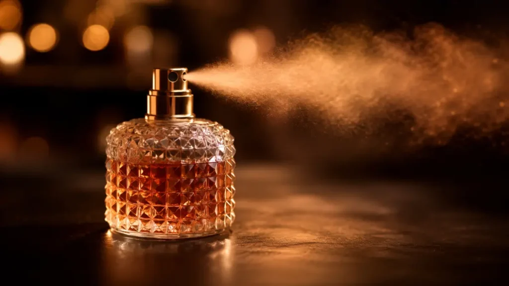 perfume que deixa rastro frasco borrifador projeção