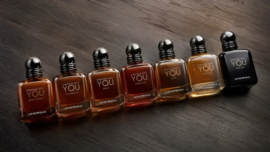linha Stronger With You Giorgio Armani todos os flankers 2026