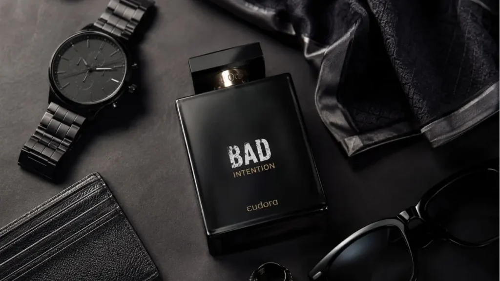 eudora bad intention perfume masculino noturno sedução estilo
